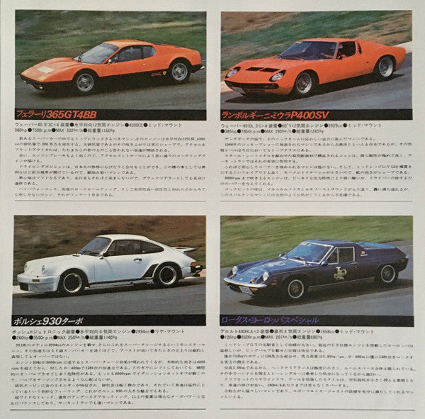 世界のスーパーカー '77 オン富士スピードウェイ Vol.1　[World's Super Cars '77 On Fisco Vol.1]