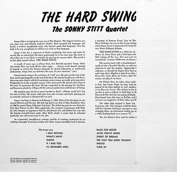 Release: The Hard Swing-Vinyl-Japan-1976-MV 2580-8685014
