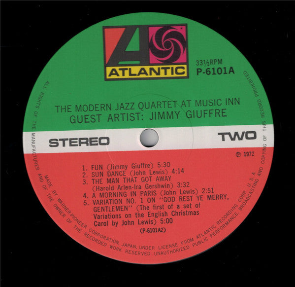 The Modern Jazz Quartet At Music Inn