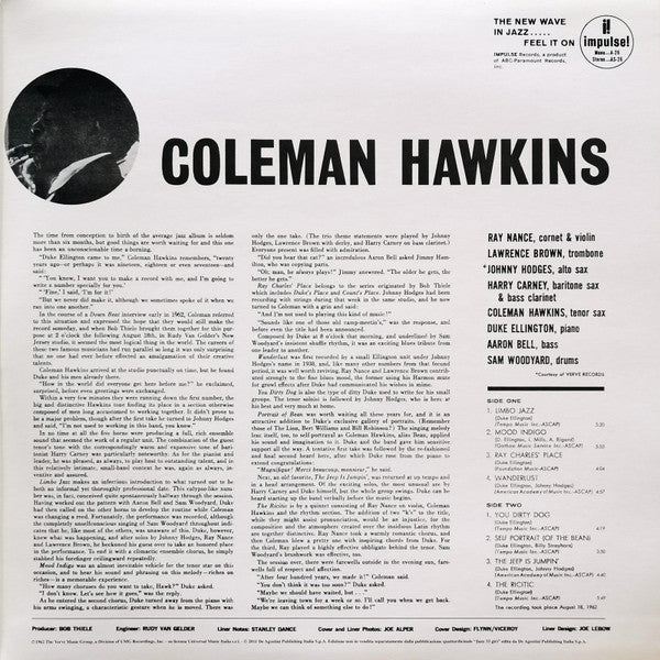 Duke Ellingtons Meets Coleman Hawkins