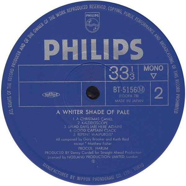 A Whiter Shade Of Pale  = 青い影