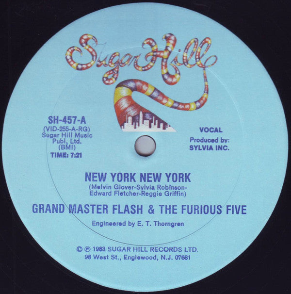 Master Release: New York New York by Grandmaster Flash & The Furious Five
