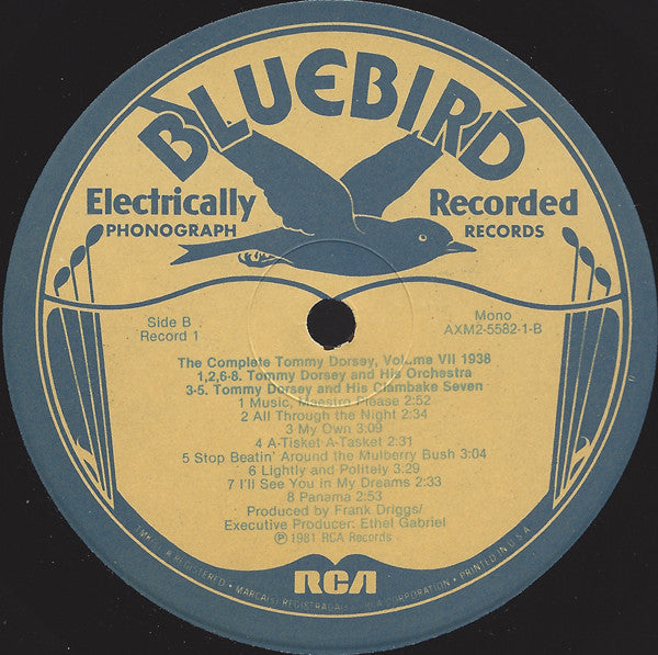 The Complete Tommy Dorsey Volume VII 1938
