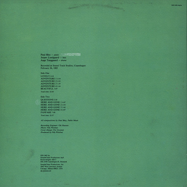 Master Release: Questions by Paul Bley Trio