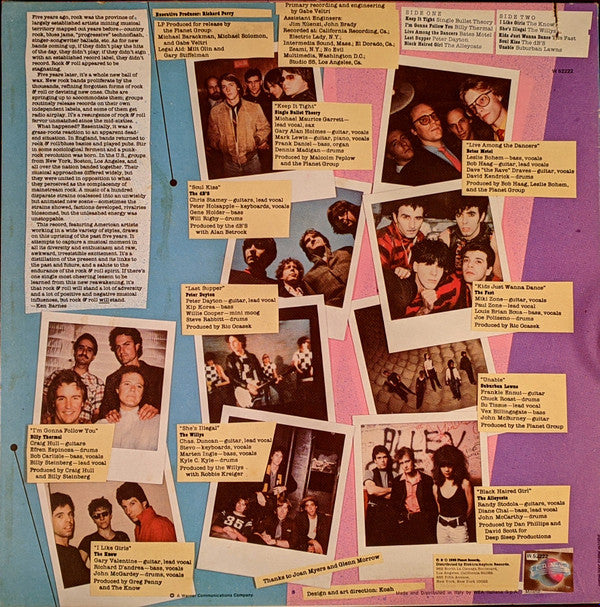 Release: Sharp Cuts - New Music From American Bands-Vinyl-Italy-1980-W 52222-2917006