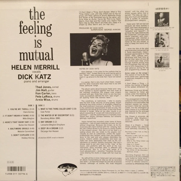 The Feeling Is Mutual