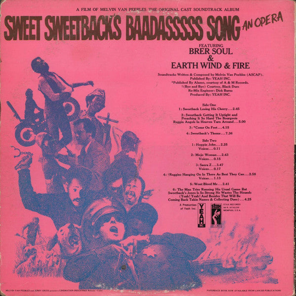 Release: Sweet Sweetback's Baadasssss Song (An Opera)-Vinyl-US-1971-STS-3001-1142560