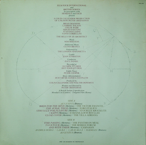 Release: The Belly Of An Architect-Vinyl-Belgium-1987-TWI 813-1005179