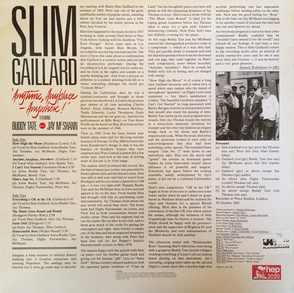Master Release: Anytime, Anyplace, Anywhere! by Slim Gaillard