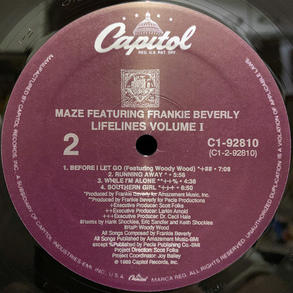 The Greatest Hits Of (Lifelines - Volume 1)