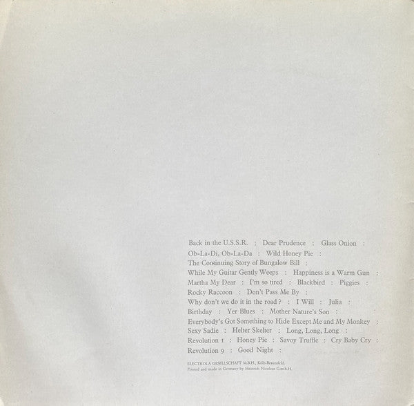 Release: The Beatles-Vinyl-Germany-1977-1C 172-04 173/74-6085476