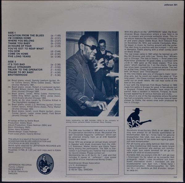 Vacation From The Blues