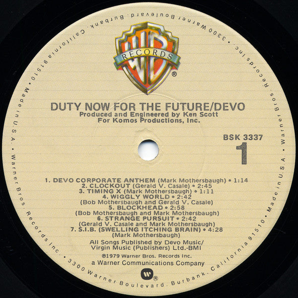 Duty Now For The Future