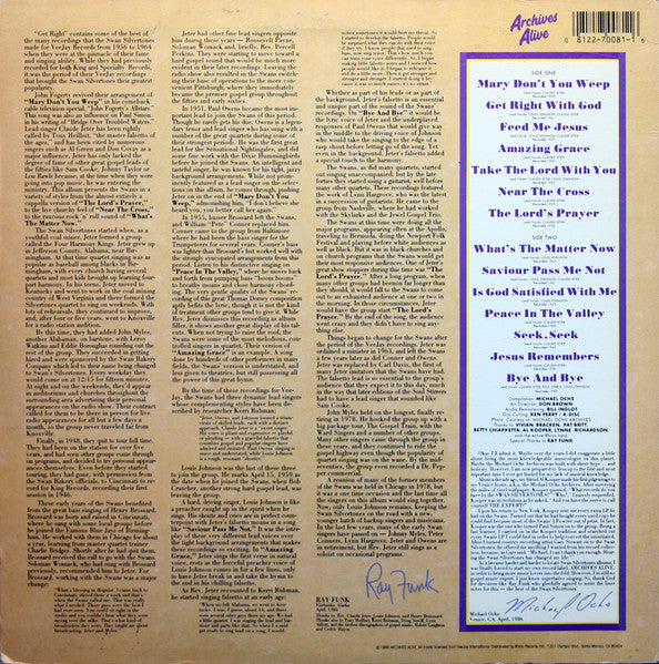 Get Right With The Swan Silvertones