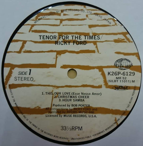 Release: Tenor For The Times-Vinyl-Japan-1981-K26P-6129-3480276
