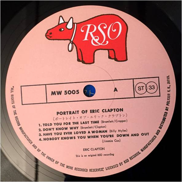 Portrait of Eric Clapton