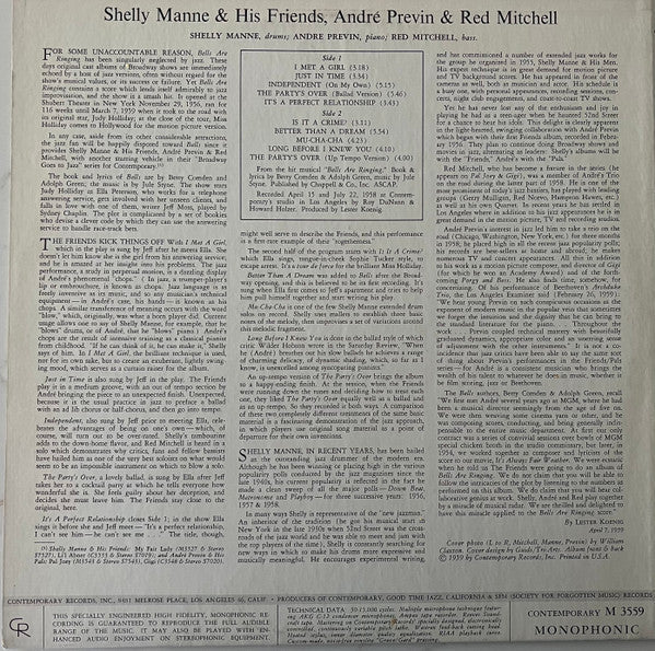 Master Release: Bells Are Ringing by Shelly Manne & His Friends