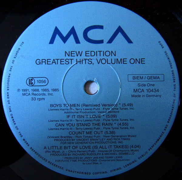 New Edition's Greatest Hits (Volume 1)