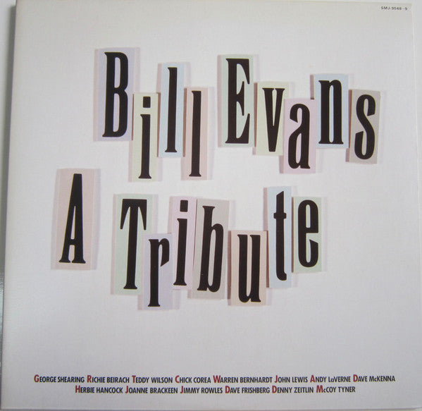 Master Release: Bill Evans ~ A Tribute by Various