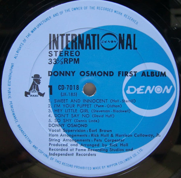 The Donny Osmond Album