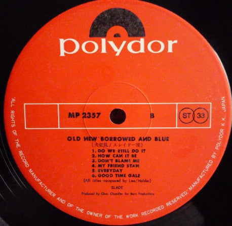 Old New Borrowed And Blue