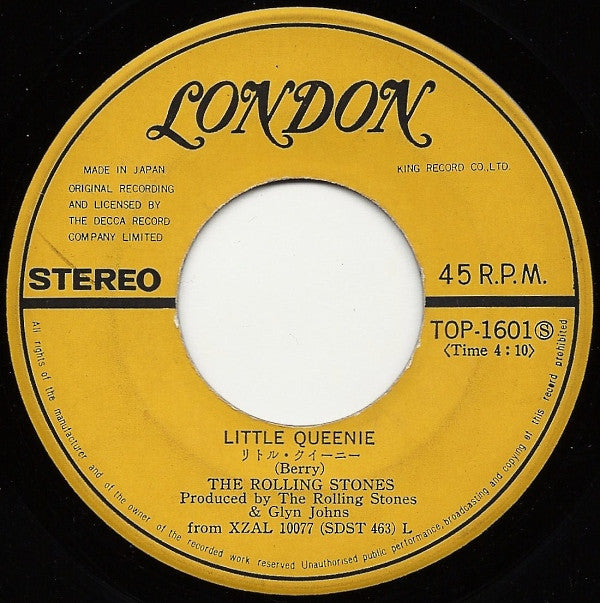 Little Queenie = リトル・クイーニー / Love In Vain = むなしき愛