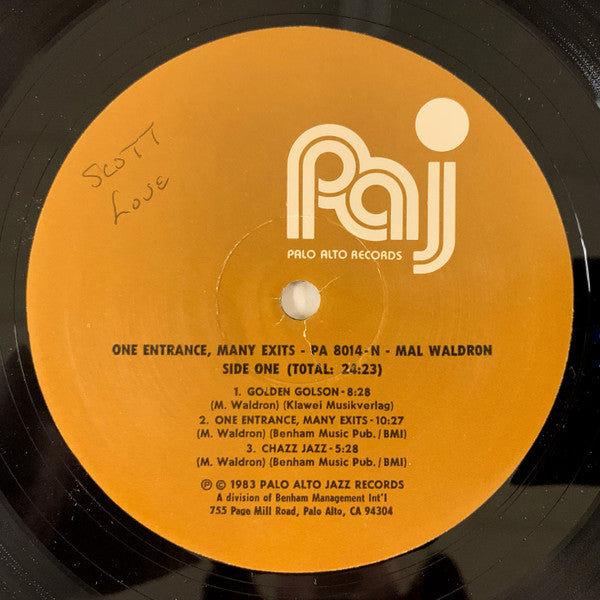 One Entrance, Many Exits