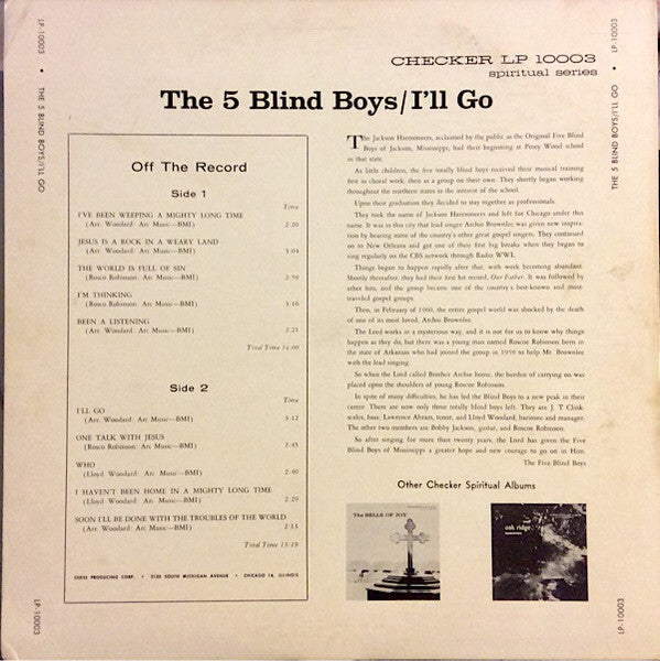 Release: I'll Go-Vinyl-US-1961-LP 10003-3830988