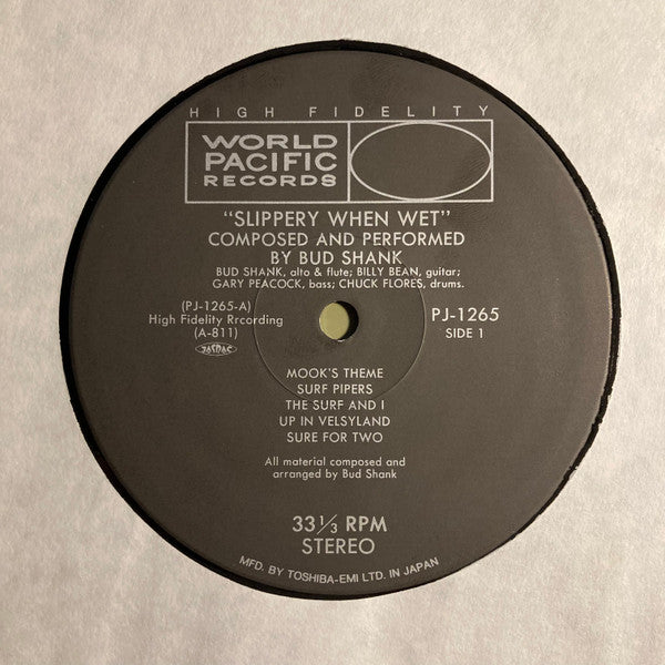 Original Soundtrack  Slippery When Wet  (Composed And Performed By Bud Shank)