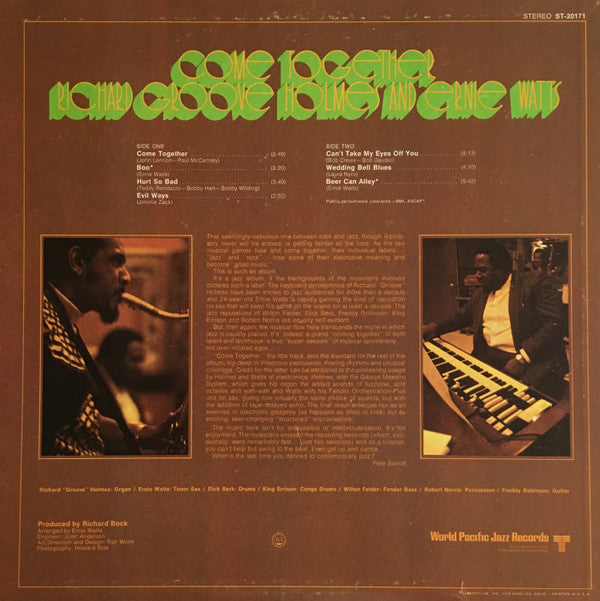 Master Release: Come Together by Richard "Groove" Holmes