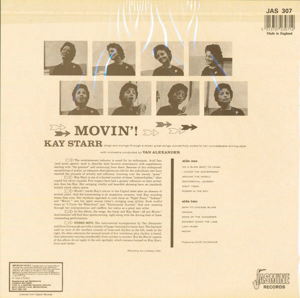 Master Release: Movin'! by Kay Starr