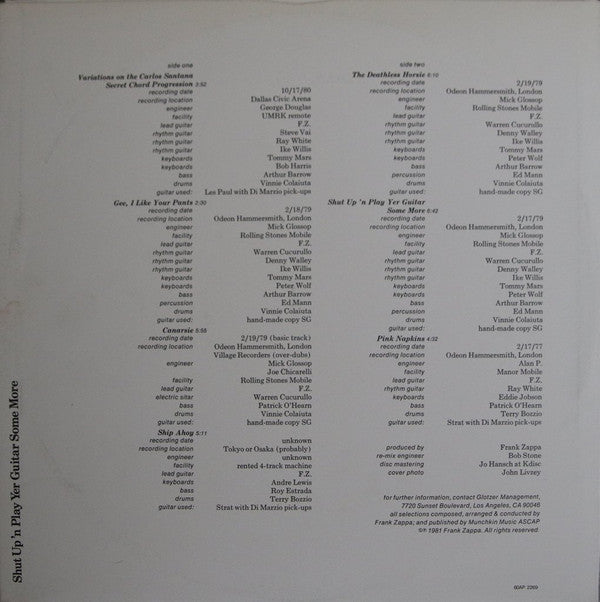 Shut Up 'n Play Yer Guitar