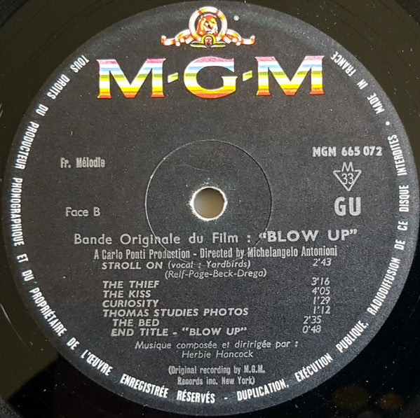 Blow Up  (Bande Originale Du Film)