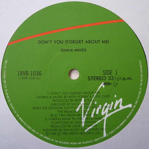 Don't You (Forget About Me)