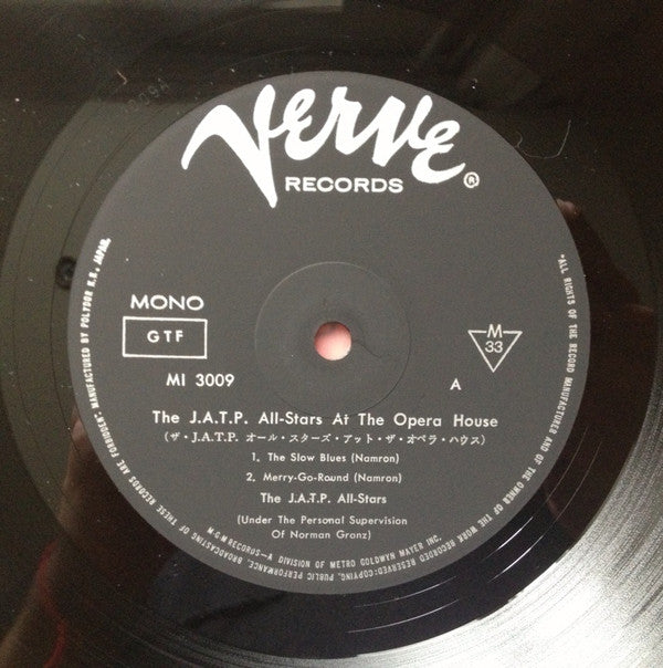Master Release: The JATP All-Stars At The Opera House by Jazz At The Philharmonic