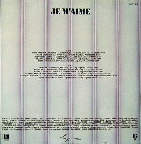 Release: Je M'aime-Vinyl-France-1980-623-3665075