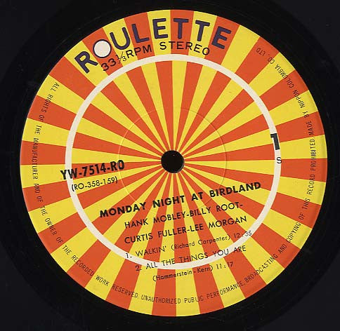 Monday Night At Birdland