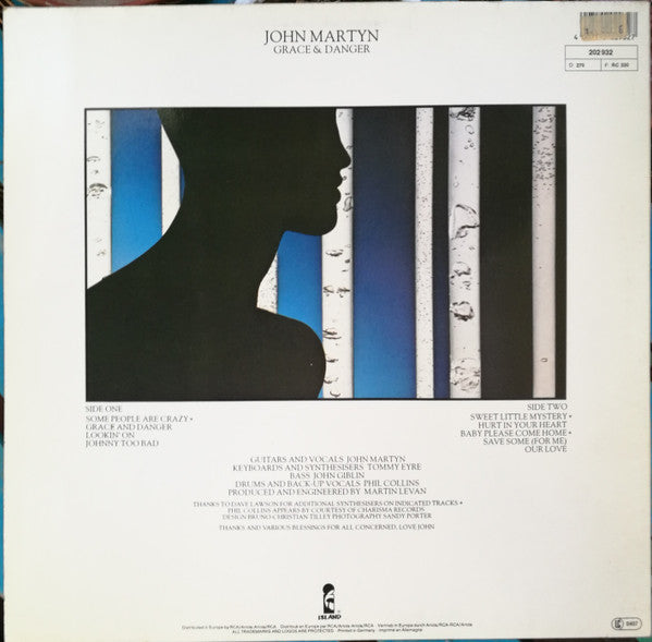 Release: Grace & Danger-Vinyl-Europe-1987-202 932-9505500