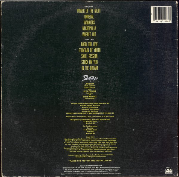 Release: Power Of The Night-Vinyl-US-1985-7 81247-1, 81247-1-2737508