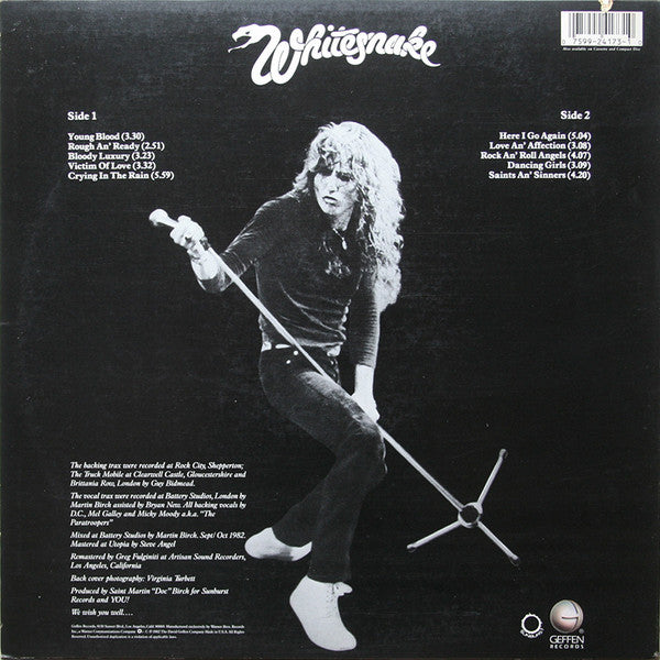 Release: Saints & Sinners-Vinyl-US-1988-GHS 24173-2527715