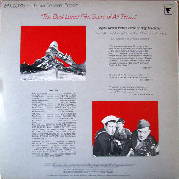 Master Release: The Best Years Of Our Lives (Original Motion Picture Score) by Hugo Friedhofer