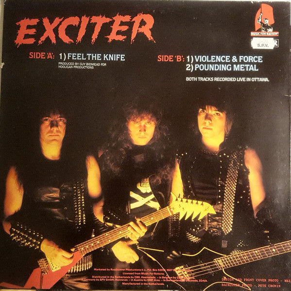 Release: Feel The Knife-Vinyl-Europe-1985-RR 125491, RR 125491-3827991