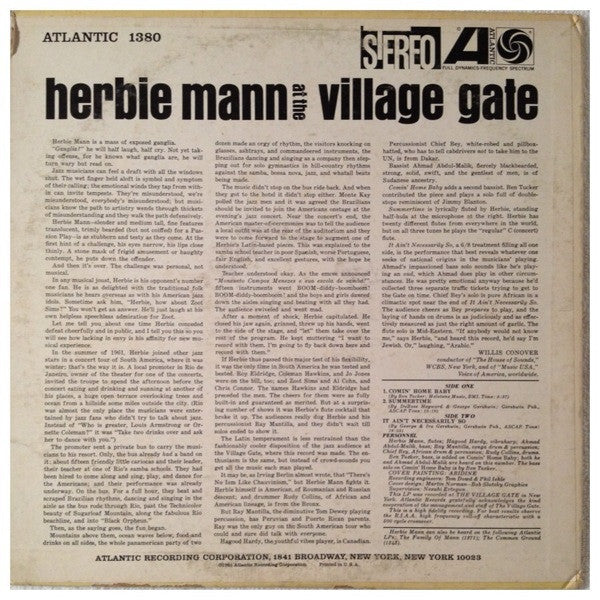 Herbie Mann At The Village Gate