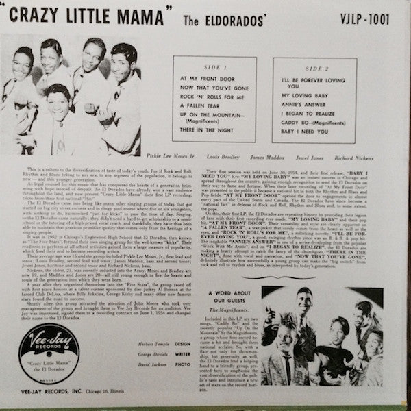Master Release: Crazy Little Mama by The El Dorados