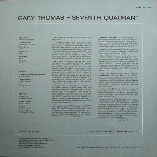 Master Release: Seventh Quadrant by Gary Thomas