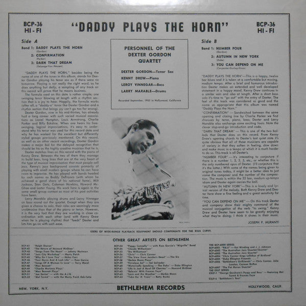 Daddy Plays The Horn