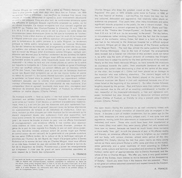 The Great Concert Of Charles Mingus