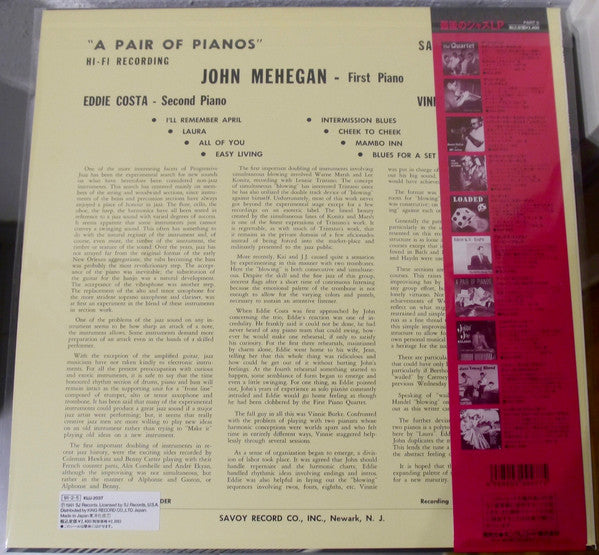 Master Release: A Pair Of Pianos by John Mehegan