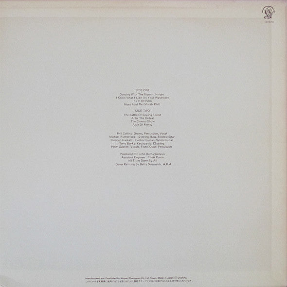 Release: Selling England By The Pound-Vinyl-Japan-1983-20PP-69-4231605