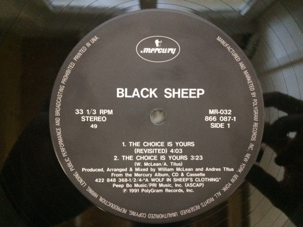 Release: The Choice Is Yours-Vinyl-Japan-None-MR-032-8066263